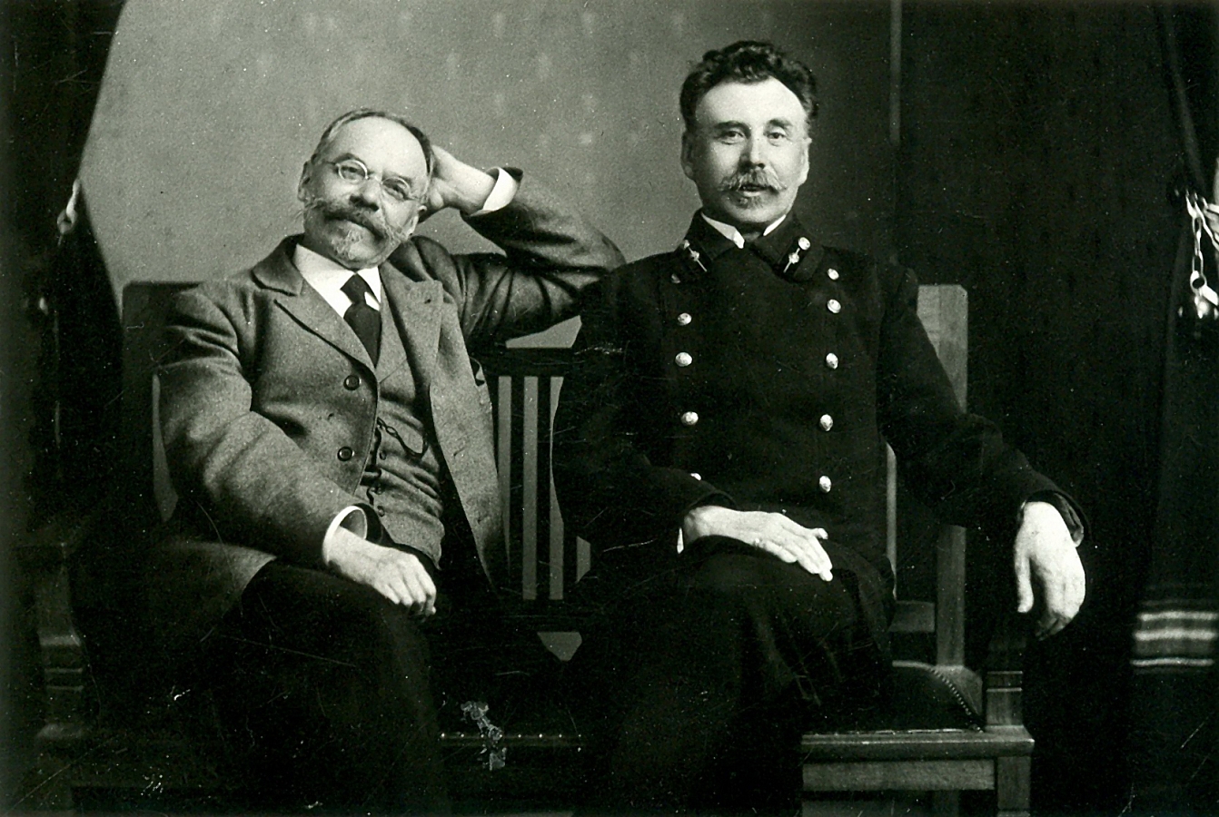 Н. Н. Хохряков и Н. Н. Румянцев. 1910-е гг.