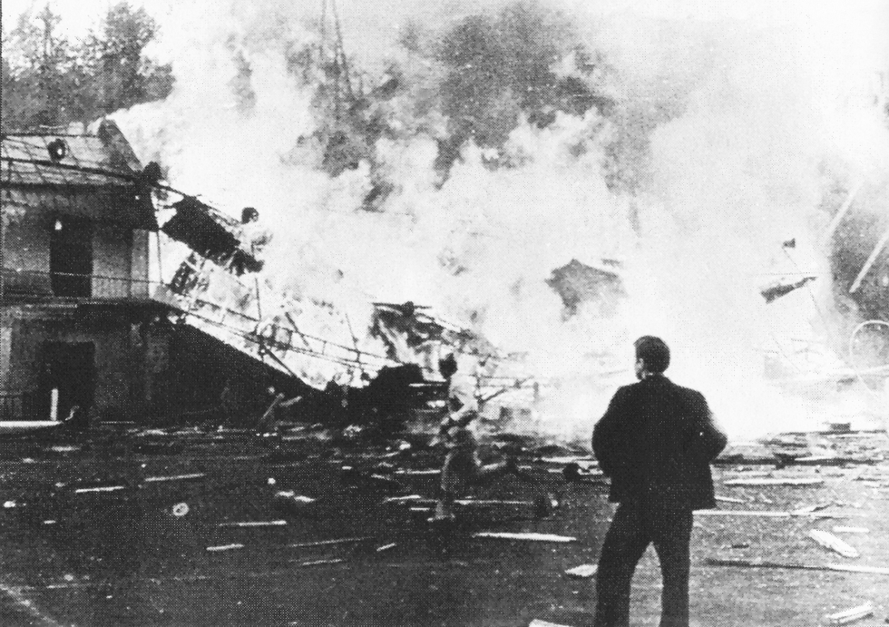 Последствия взрыва. 25 мая 1968 г.