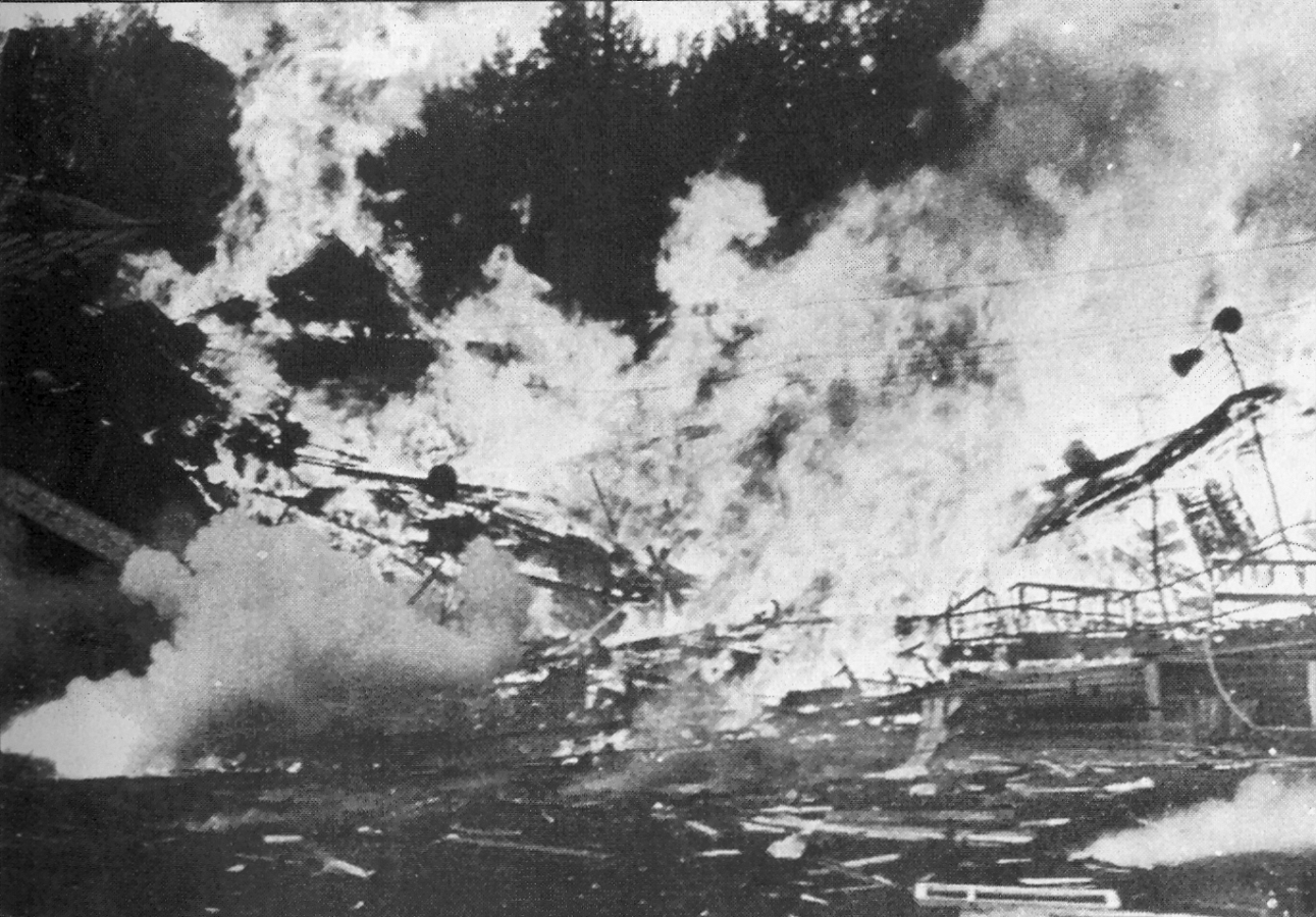 Последствия взрыва. 25 мая 1968 г.